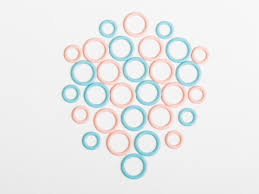 Stitch Markers Clover Stitch Ring Markers #329 